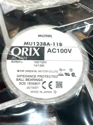 NEW ORIENTAL MOTOR MU1238A-11B FAN AC 100V MU1238A11B