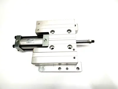 SED25X2-GV-H4, SED25X2-GV, SED25 X 2-GV-H4 | PHD SED25X2-GV-H4 Pneumatic Thruster Slide 1-3/8" Bore 2" Travel NO GUIDE SHAFTS - Used