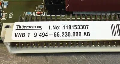 Trützschler VNB 1 9 494-66.230.000 AB Circuit Board 3C-5