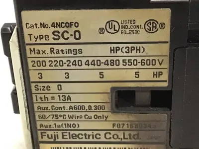 USED FUJI ELECTRIC SC-0 4NC0F0