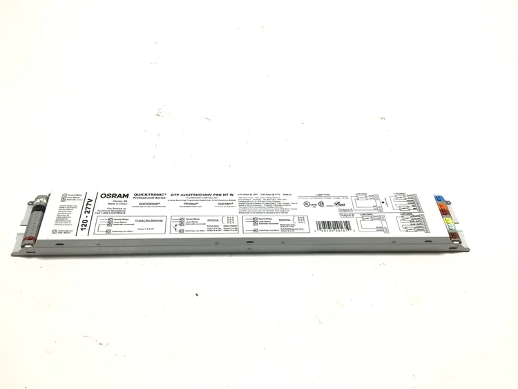 Used OSRAM QTP4X54T5HO/UNV-PSN-HT-W Lighting Pennsylvania US | Moses B Glick #1007884