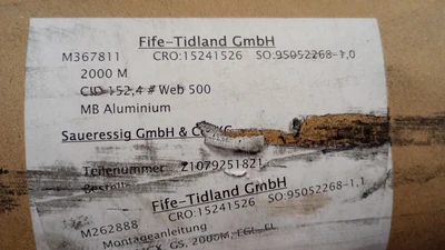 NEW Maxcess Fife -Tidland Series 2000M  external element  expansion shaft
