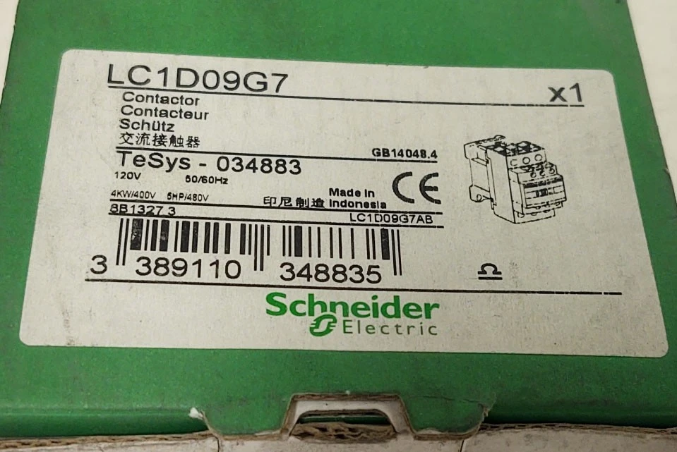 NEW Schneider LC1D09G7