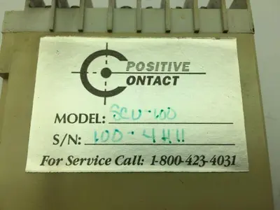 Positive Contact SCU-100 Sensor Control Unit DIN Rail Mount Lot of 5