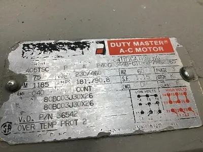 USED RELIANCE ELECTRIC P40G0344B-G10-WP/MN2365