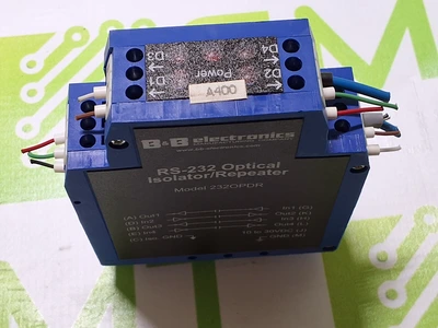 B&B ELECTRONICS RS-232 OPTICAL ISILATOR/REPEATER 232OPDR