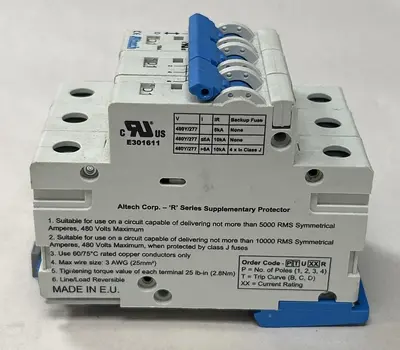 Used ALTECH CORP. E301611 Circuit Breakers Ohio US | Surplus Asset Holdings #1708762