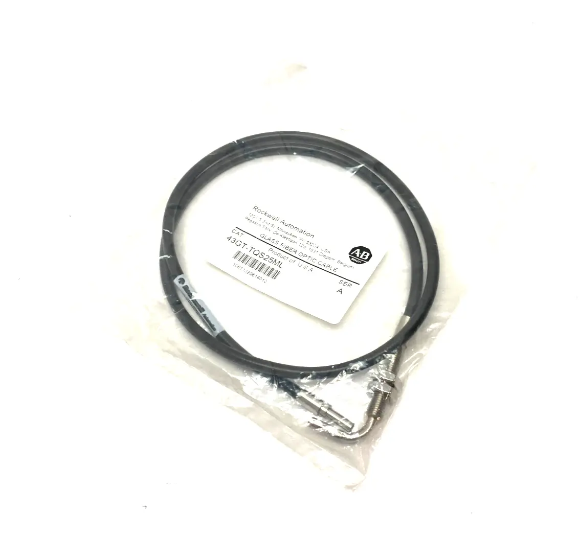 NEW ALLEN-BRADLEY SER. A GLASS FIBER OPTIC CABLE, TRANSMITTED BEAM
