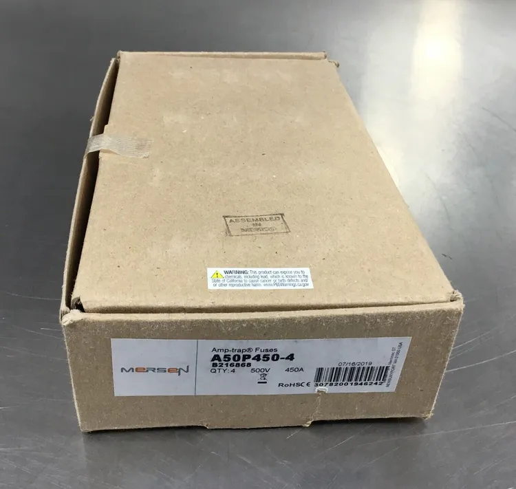 Used Ferraz Shawmut A50P450-4 Fuses | Palmetto Automation #1156241
