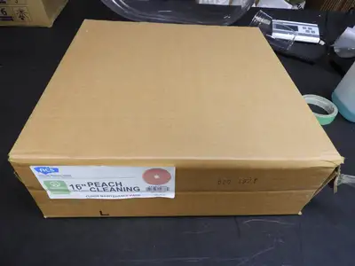 New | in-Stock ACS New Scrubble by ACS 45-16 16" Peach Burnishing Floor Pad 5 Pad/Case Janitorial Equipment Illinois US | Falcon Restaurant Supply #1376642
