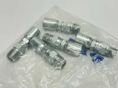 08E-J08 | Eaton  Hydraulic Hose Male Pipe Swivel Fitting 1/2-14" Thread PKG OF 5 - New