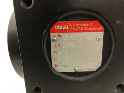 Vogel H1 Bevel Gear Drive 1:1 Gearbox 18mm Hollow Shaft Output