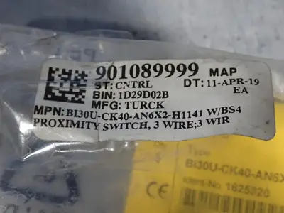 NEW TURCK BI30UCK40AN6X2H1141