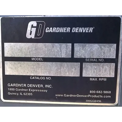 USED GARDNER DENVER GABLDPA