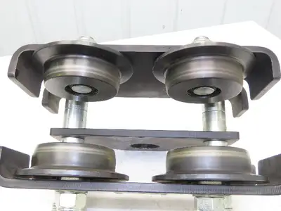 CM CBTP  3-Ton Plain Type Manual Push Trolley 3"-8.7" Flange 6000Lb