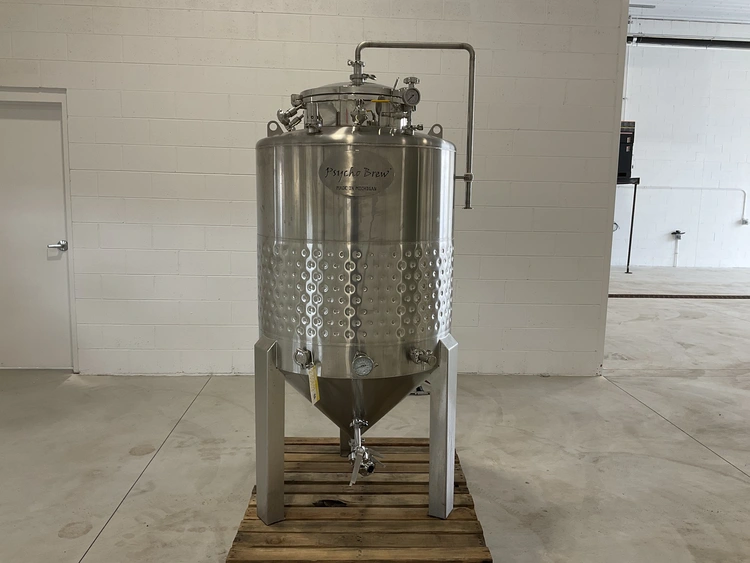 Used PSYCHO BREW JACKETED CONICAL FERMENTER/UNITANK 10BBL Brewing Equipment Michigan US | Miedema Asset Management Group #1580081