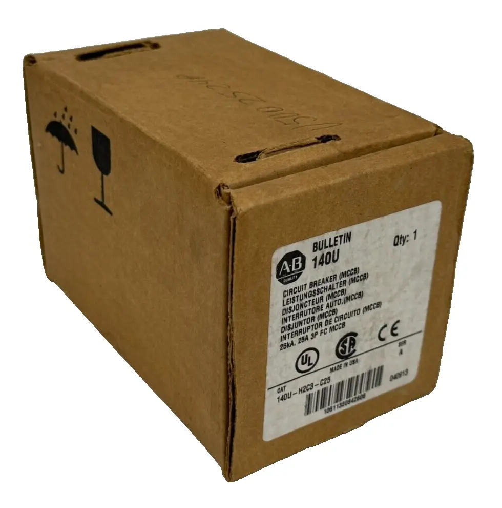 140U-H2C3-C25 CIRCUIT BREAKER SER. A 25kA 25A 3P MCCB PRE-OWNED UNUSED SURPLUS