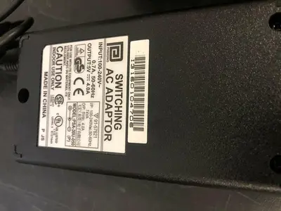 SPECTRUM ASSY 506260 REV C SWITCHING AC ADAPTOR 100-240V