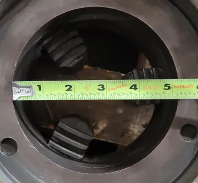 3 JAW CHUCK, LATHE, 15.75IN DIAMETER, 5-1/4IN THROUGH HOLE