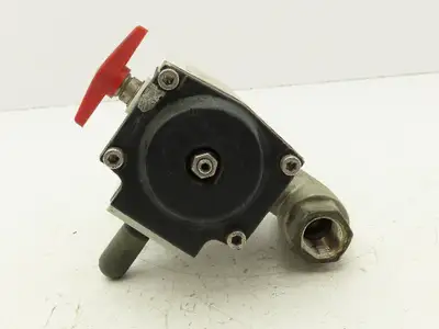 DynaQuip AP20SR3 Pneumatic Actuator Torque 80 PSI , 142/57"lbs 1/2" NPT