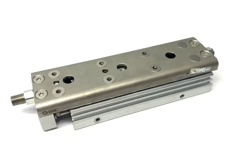 Used SMC High Precision Guided Cylinder 16mm Twin Bore, 75mm Stroke Pneumatic Cylinders Michigan US | Maverick Industrial Sales #1390626