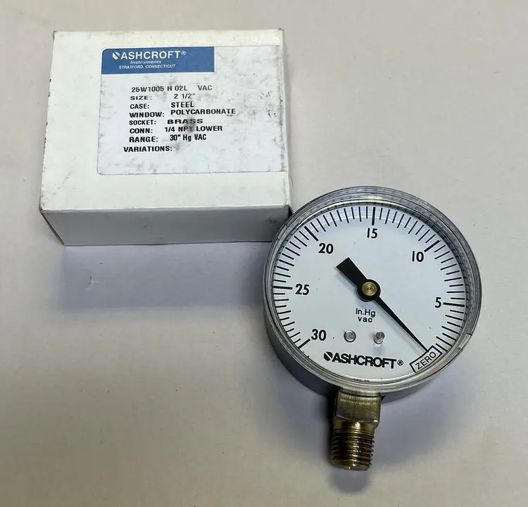 New | in-Stock ASHCROFT 25W1005H02L Universal Pressure Meters Ohio US | Surplus Asset Holdings #1245338