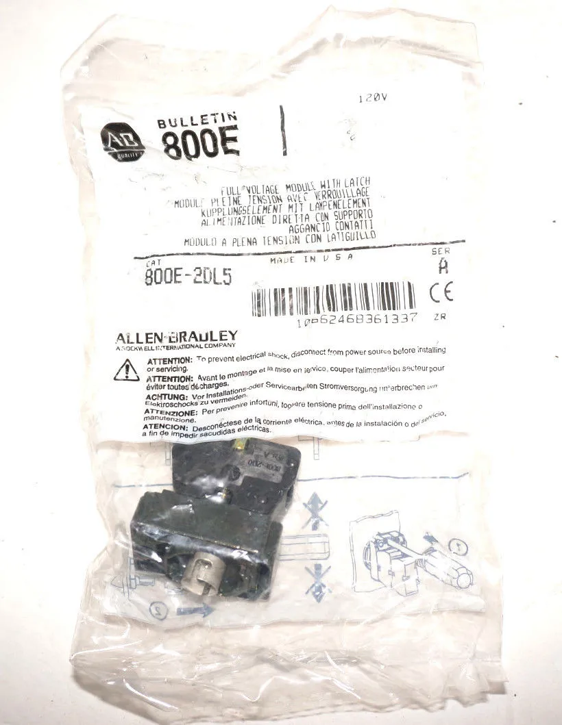 NEW ALLEN BRADLEY 800E-2DL5 MODULE 800E2DL5