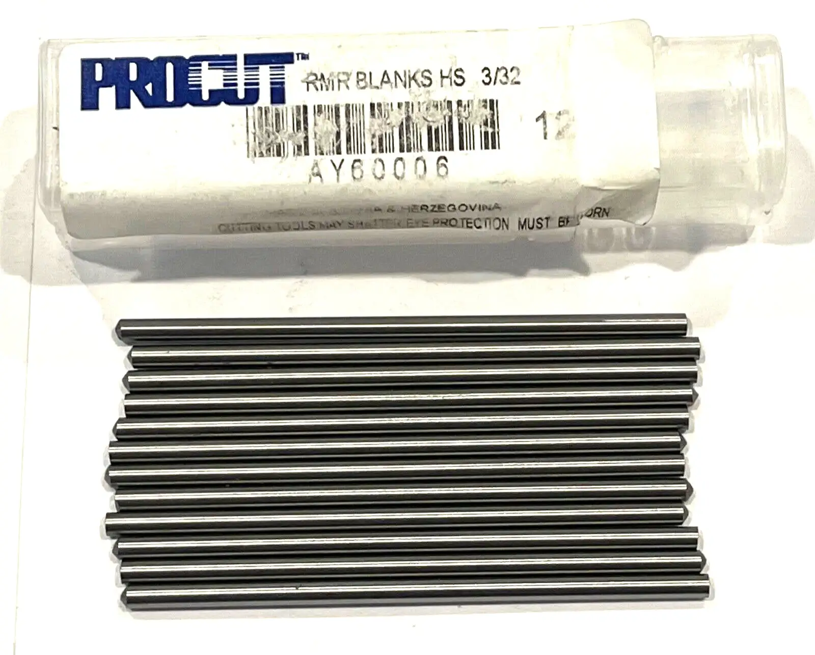 ProCut 3/32" HSS Reamer Blank Bright Finish 12 Pack