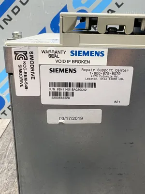 SIEMENS 6SN1145-1BA02-0CA2 VER. D Servo Drives & Amplifiers | ESS Industrial Equipment Sales (7)