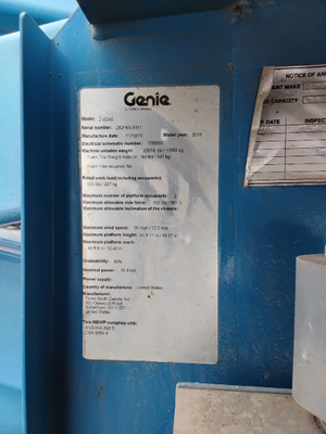 USED 2016 Genie Z-62/40