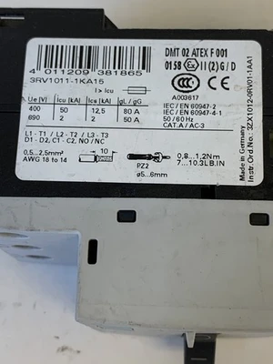 USED Siemens 3RV1011-1KA15
