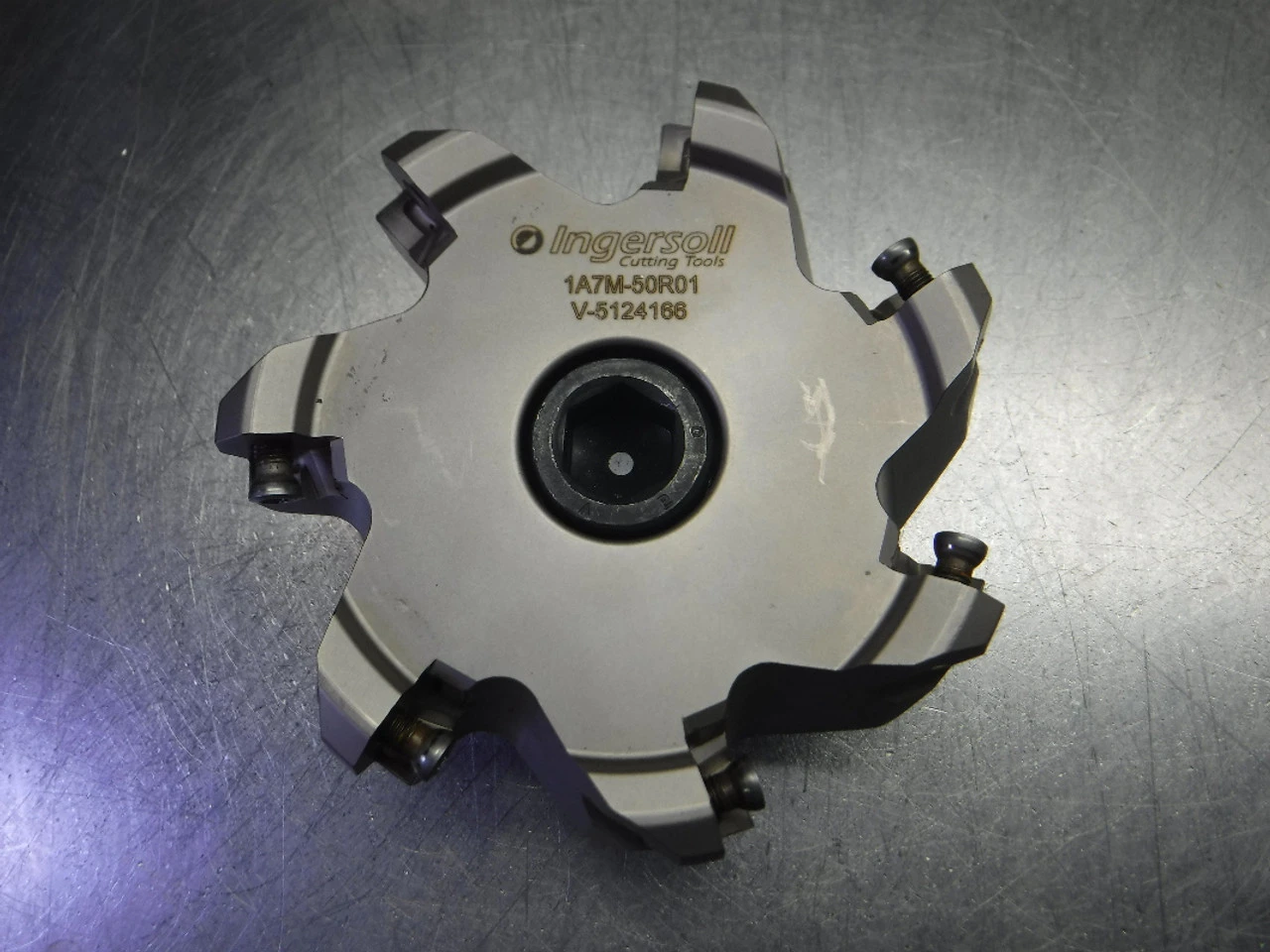Ingersoll FormMasterShear 5" Indexable Facemill 1.5" Arbor 1A7M-50R01 (LOC2832B)
