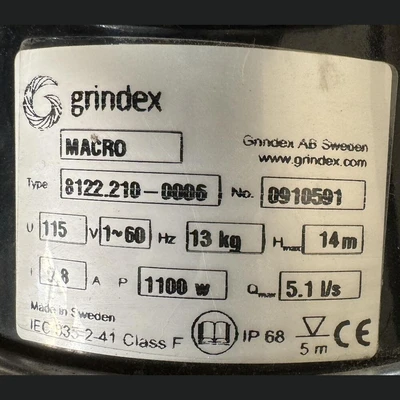 NEW GRINDEX 8122.210