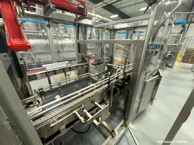 Used Bottling Line – GAI Rotary Filler, APE Packers, ROPP Capper, Case Sealer