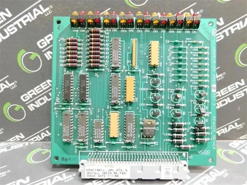 Honeywell 14505116-001 Remote Driver Board Rev. 3 Assy.B Used