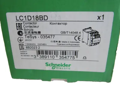 NEW SCHNEIDER ELECTRIC LC1D18BD CONTACTOR