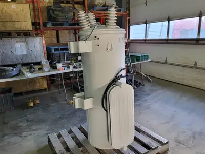112.5 kVA Three Phase Distribution Transformer Pri 4160V, Sec 600Y/347V