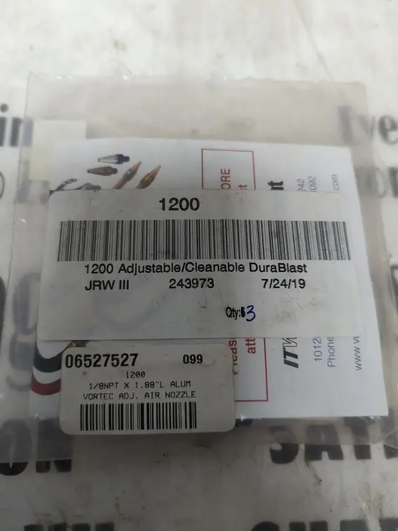 New | in-Stock VORTEC 1200 Nozzles Ohio US | Surplus Asset Holdings #1236233