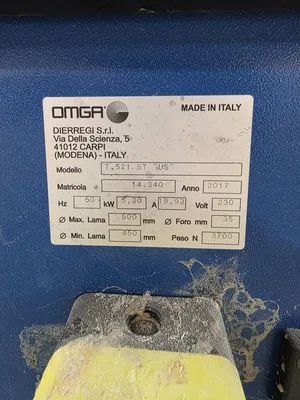 T521T | OMGA | Cutoff Saws