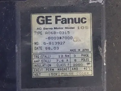 USED 1988 FANUC A06B0315B003