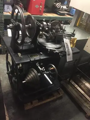 0927-385 Antique MJ Brohen Brocading Machine