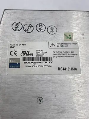 USED SOLA SOLA SDN 10-24-480