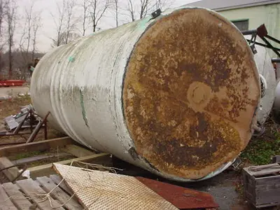 USED OWENS CORNING FIBERGLASS TANK 5600 GALLON TANK