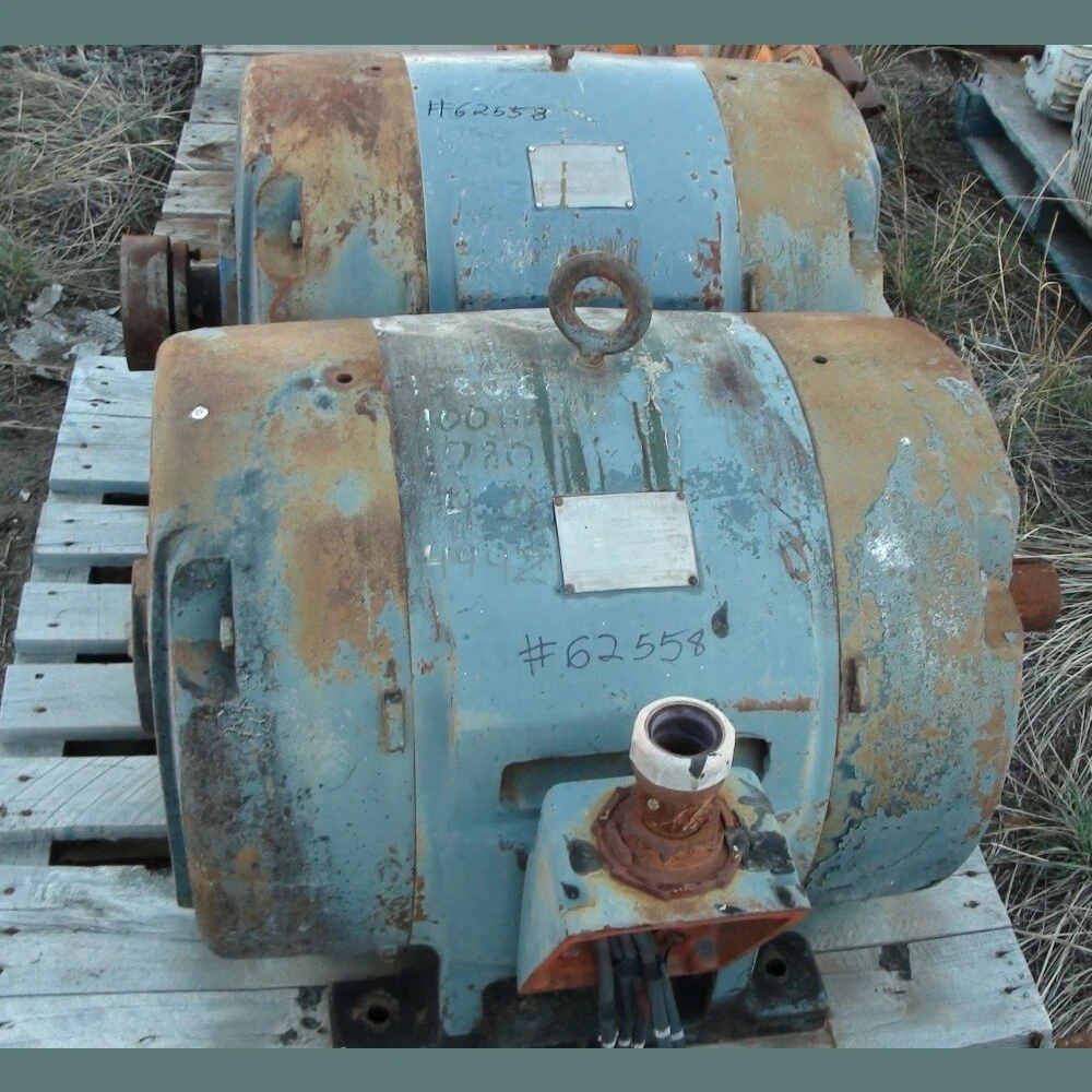 General Electric 100 HP Electric Motor
