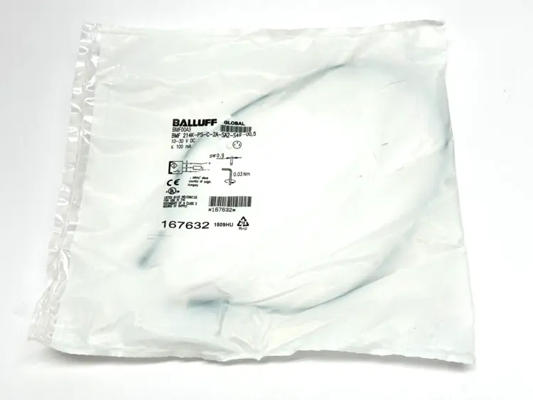New | in-Stock Balluff BMF 214K-PS-C-2A-SA2-S49-00,5 Proximity Sensors Michigan US | Maverick Industrial Sales #1389164