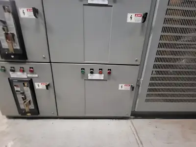 6000/9000 kVA Transformer, 3-Ph, 13800V HV, 600Y/347V LV w/ Switchgear Unit