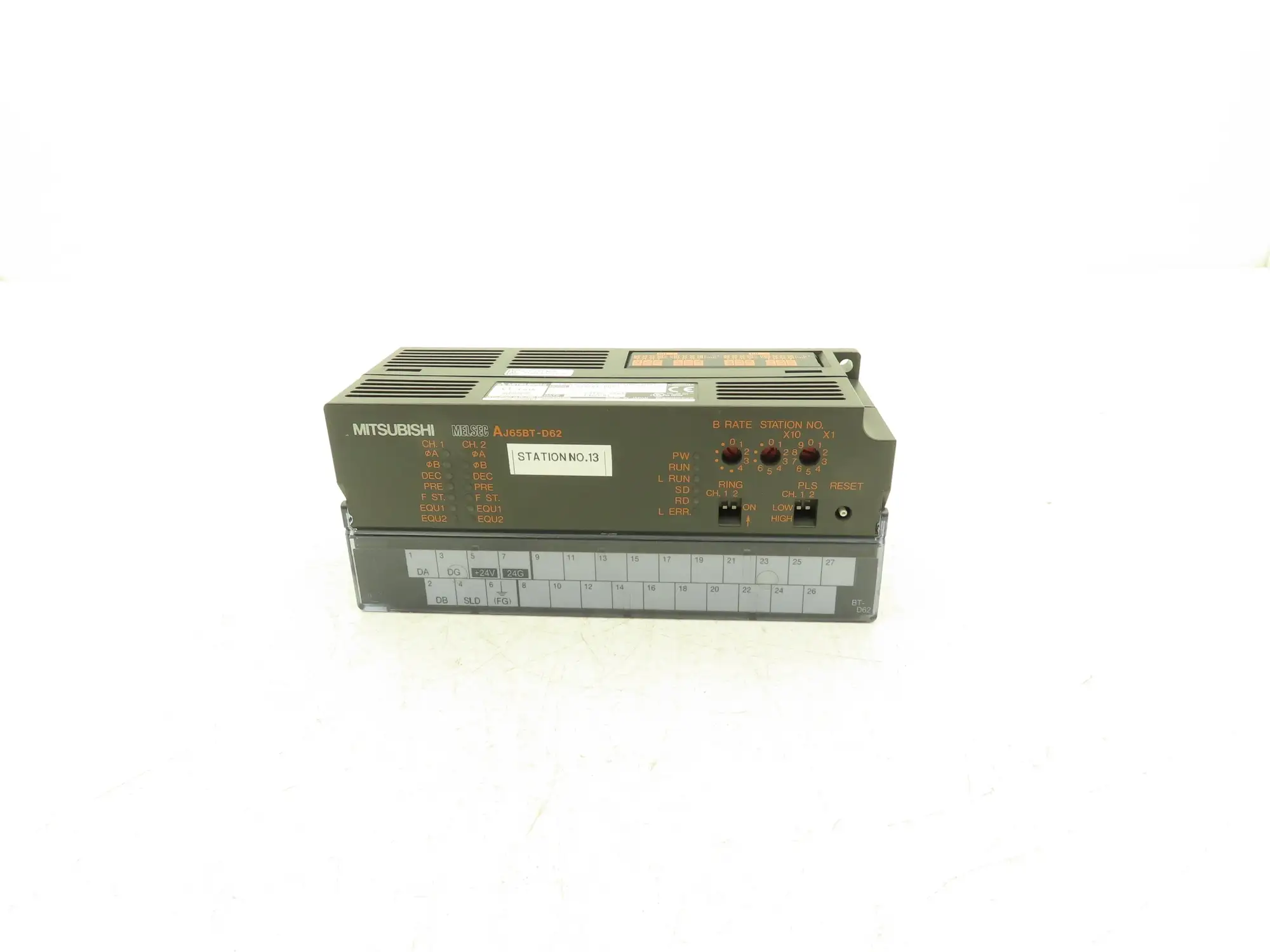 Mitsubishi Electric AJ65BT-D62 High Speed Counting Unit MELSEC-A Series 24VDC