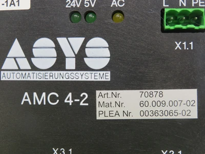 Used ASYS _UNKNOWN_ Motor Controllers | OCO Industrial #1659659