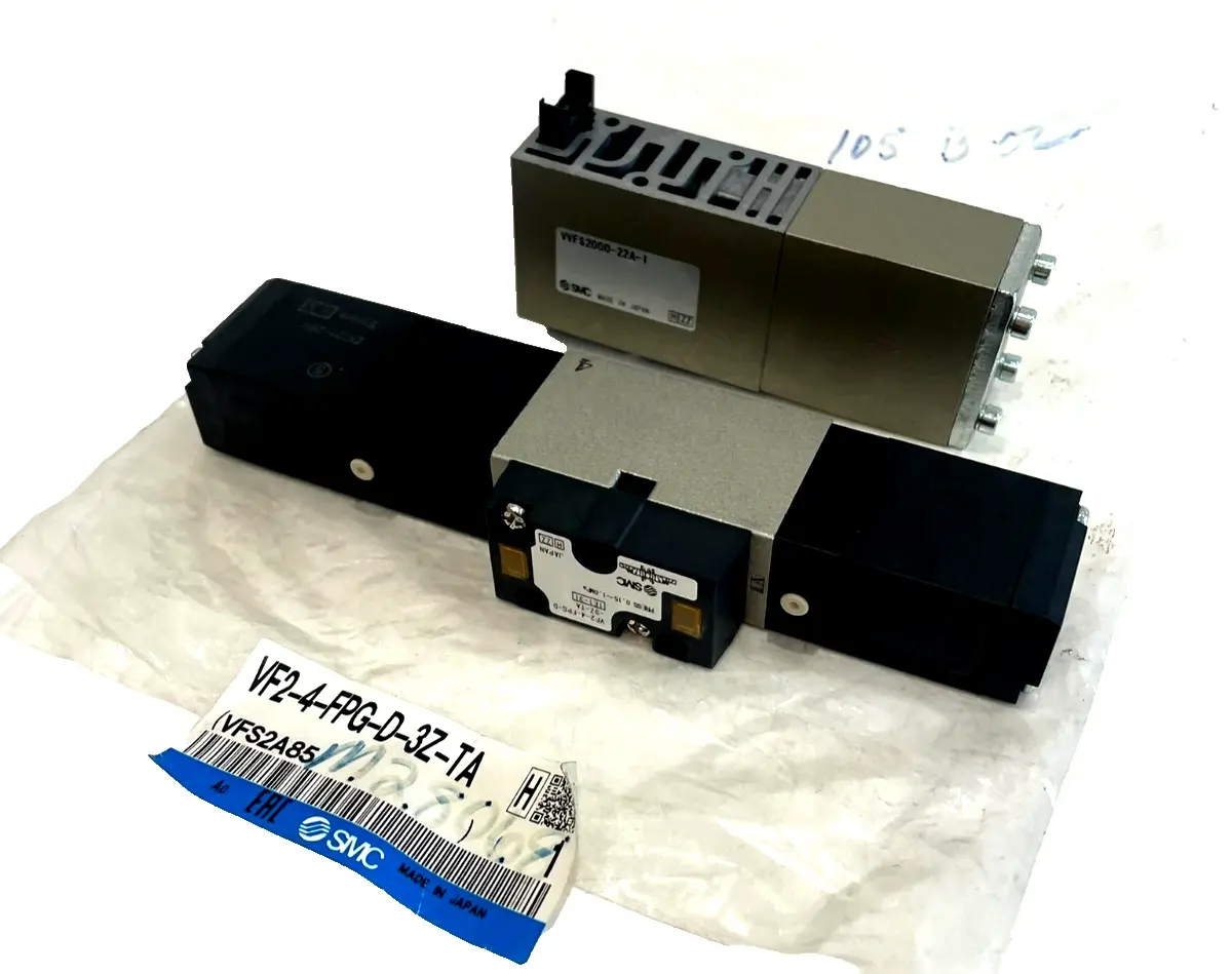 NEW SMC VF2-4-FPG-D-3Z-TA SOLENOID VALVE W/VVFS2000-22A-1 VF24FPGD3ZTA