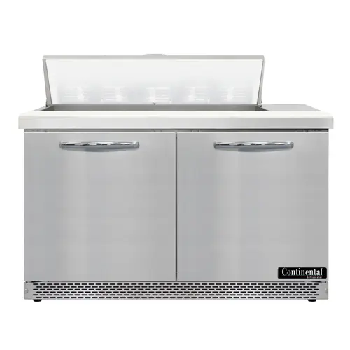 Continental D48N10-FB 48" Designer Line Sandwich/salad Prep Table W/ Refrigerated Base, 115v